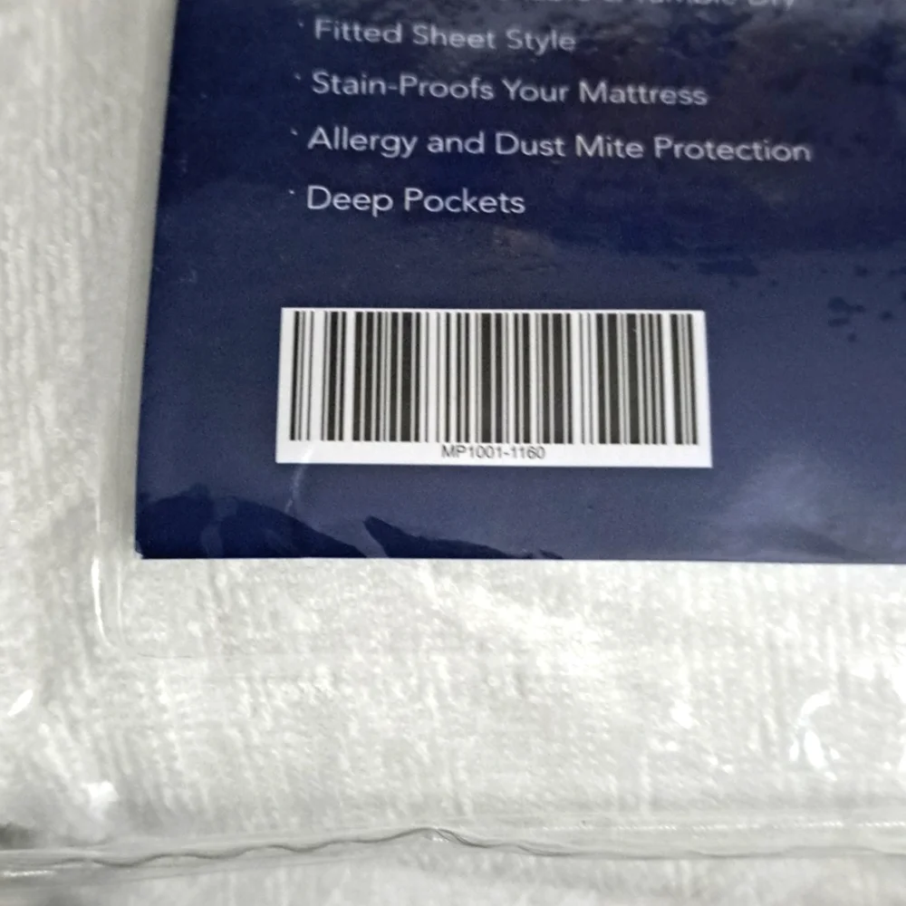 Premium WaterProof  Mattress Protector White Size King